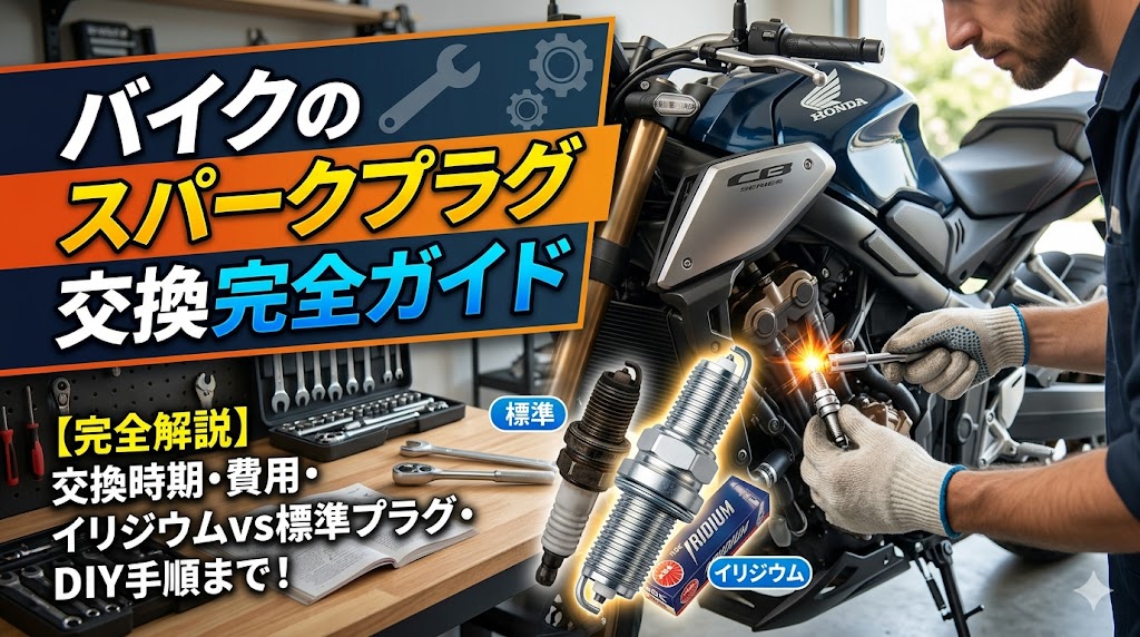 バイクのスパークプラグ交換完全ガイド｜交換時期・費用・イリジウムvs標準プラグ・DIY手順まで解説