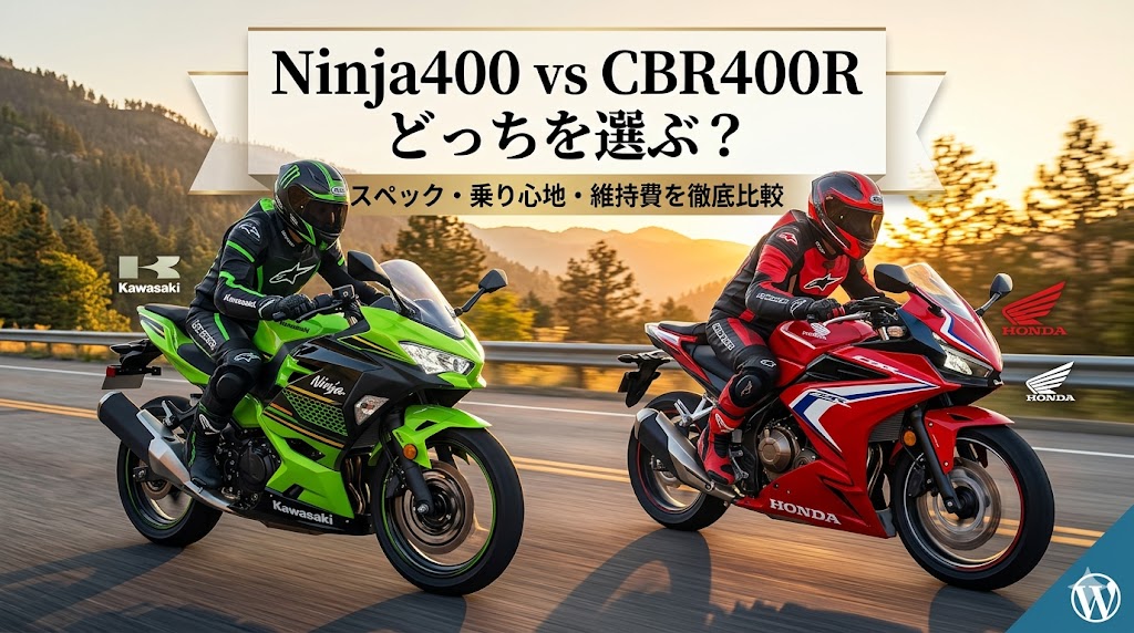 Ninja400 vs CBR400R どっちを選ぶ？2025年最新スペック・価格・乗り心地を徹底比較